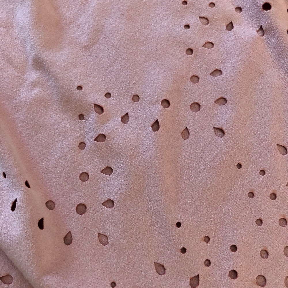 Faux suede top - Picture 3 of 4